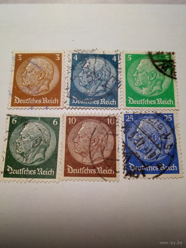 Марки Германия 1932-34