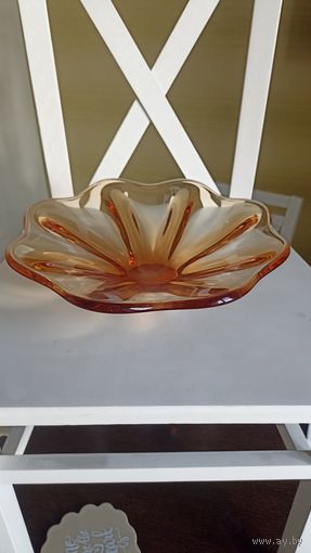 Большая ваза Богемия, в отличном состоянии