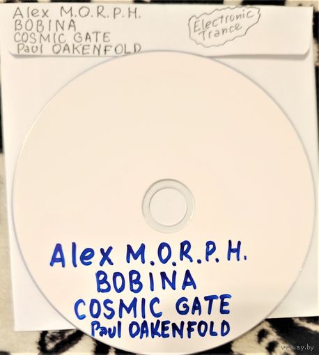 DVD MP3 дискография Alex M.O.R.P.H., BOBINA, COSMIC GATE, Paul OAKENFOLD (Electronic, Techno, Trance)  - 1 DVD