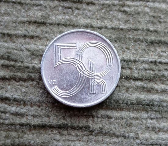 Werty71 Чехия Чехословакия 50 геллеров 2007 Лев