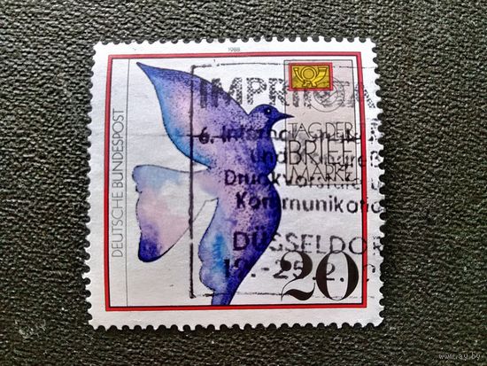 Марка Германия 1988 год День марки