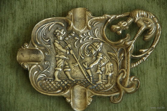 Пепельница   латунная