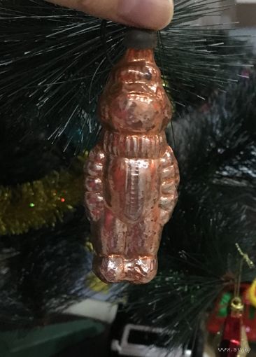Елочная игрушка космонавт СССР