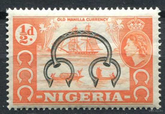 Нигерия 1953** Корабли, Елизавета II (Mi#71)