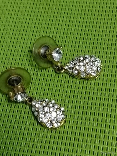 Серги под золото