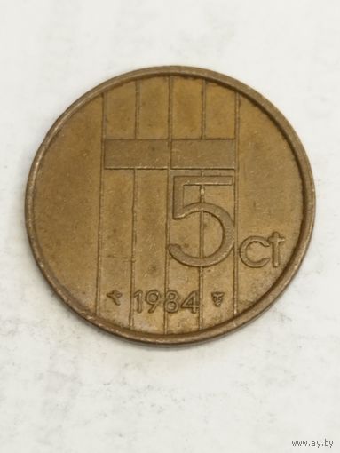 Нидерланды 5 центов 1984