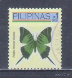 [975] Филиппины 2006. Фауна.Бабочка.1п. Гашеная марка. 1