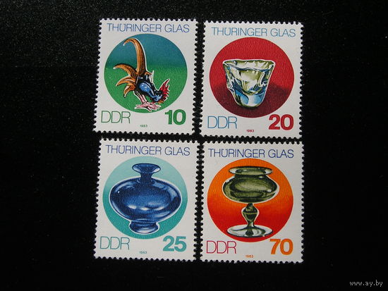 ГДР 1983 Тюрингское стекло