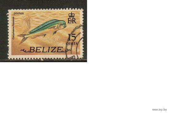 Белиз-1974(Мих.319) , гаш. , Морская  Фауна, , Рыбы