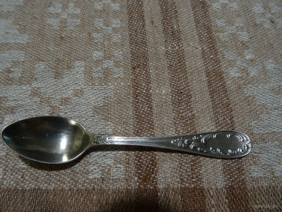 Ложка кофейная, мельхиор, Кольчугино, 11см