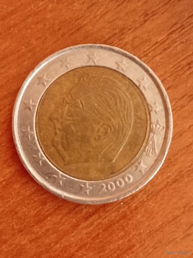 2000 Бельгия 2 евро