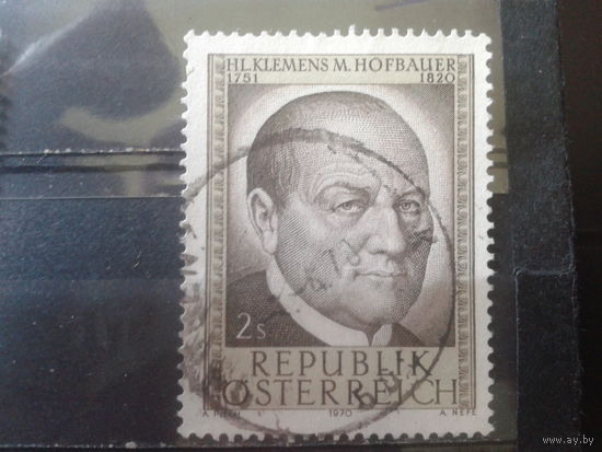 Австрия 1970 Святой Клеменс, патрон Вены