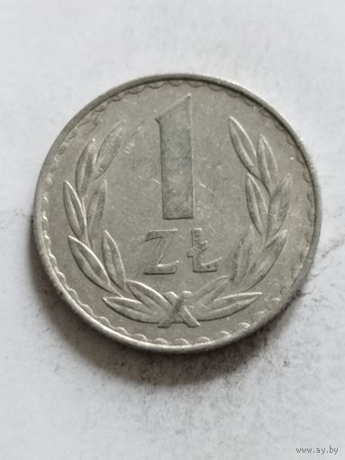 Польша 1 злотый 1977