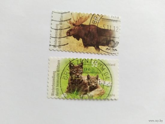 ФРГ  2012 2м   дик.животн.