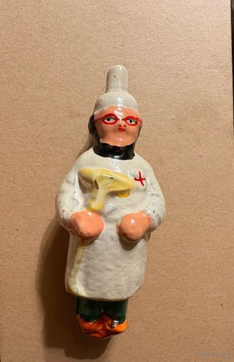 Елочная игрушка Айболит СССР