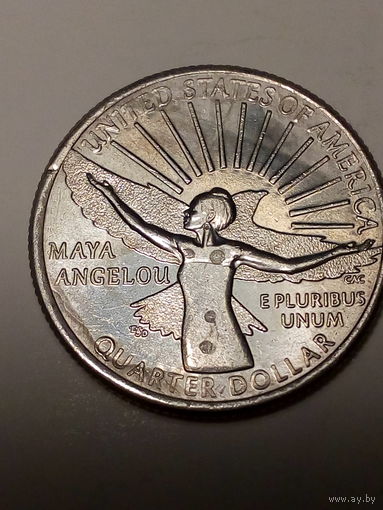 25 центов Памятные квотеры США 2022 год. Майя