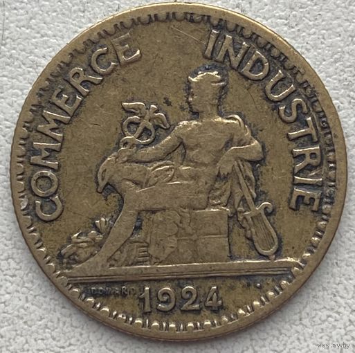 Франция 50 сантимов 1924 г.