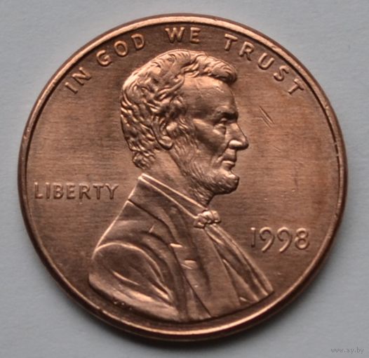 США, 1 цент 1998 г.