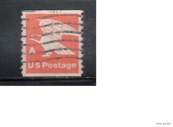 США-1978, (Мих.1341 С) , гаш. , Стандарт, Орел  (одиночка),