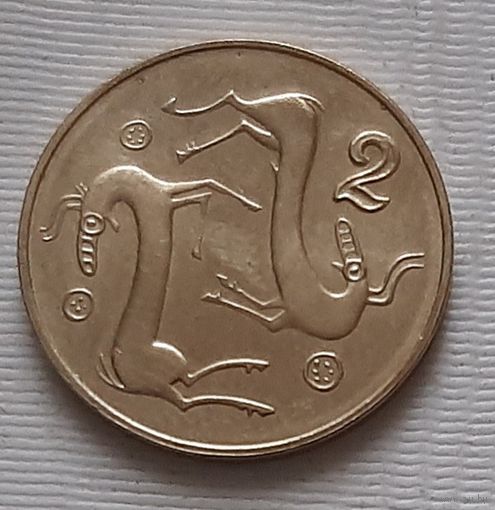 2 цента 2004 г. Кипр
