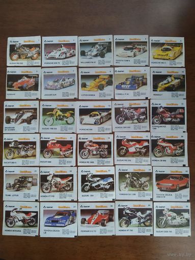 Вкладыши от жвачки BomBibom Полная коллекция 90шт