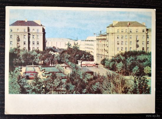 Могилев. Улица Мира. Фото Ананьиных. 1963 г. Чистая.