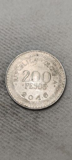 Колумбия 200 песос 2016