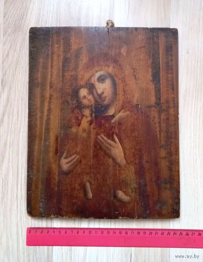Старинная икона 25х31 см.