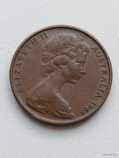 Австралия. 2 цента 1966 года. (4)