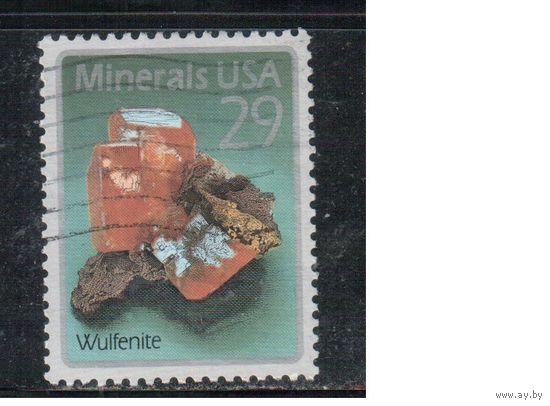 США-1992, (Мих.2318), гаш. , Минералы