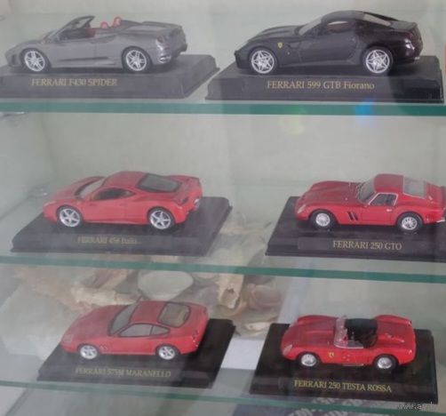 Феррари Ferrari collection 6 шт. Цена за все
