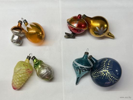 Елочные игрушки СССР цена за все