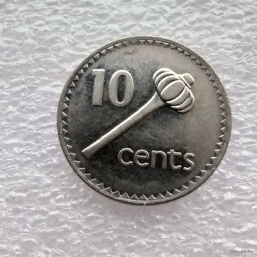 10 центов фиджи 1990 года