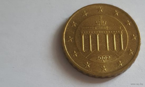 Германия 2002А 10 евроцентов