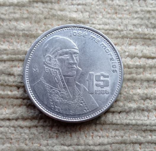 Werty71 Мексика 1 песо 1986