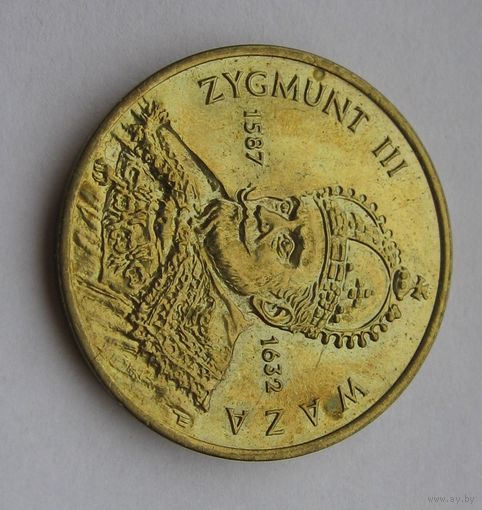 2 злотых 1998 Сигизмунд