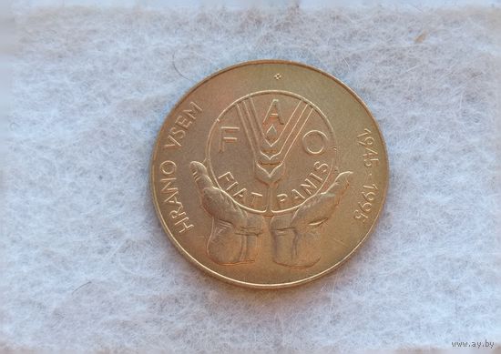 Werty71 Словения 5 толаров 1995 ФАО