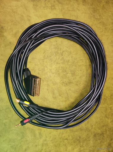 Кабель SCART-S-Video, Audio jack 3.5 мм