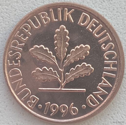 Германия 1 пфенниг 1996 г. F