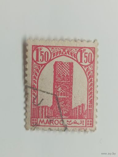 Марокко 1943. Башня Хасана, Рабат