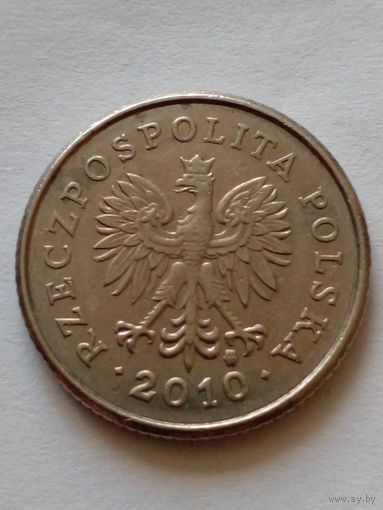 Польша 50 грошей 2010 г.