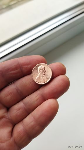 1 цент 1988 г.(D) США.