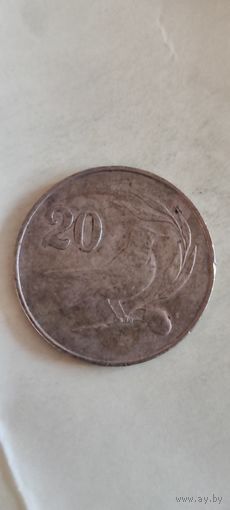 Кипр 20 цент 1983