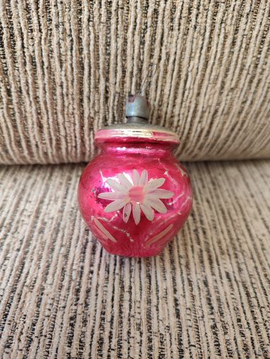 Ёлочная игрушка горшок