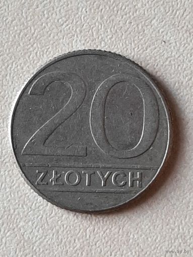 20 Злотых Польша 1989.