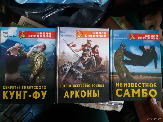 Серебрянский. Школа спецназа. 3 шт.. Кунг-фу, самбо, боевое искусство воинов Арконы.