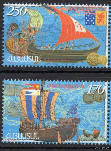 Армения 1999.  Парусники 2 марки  (101)