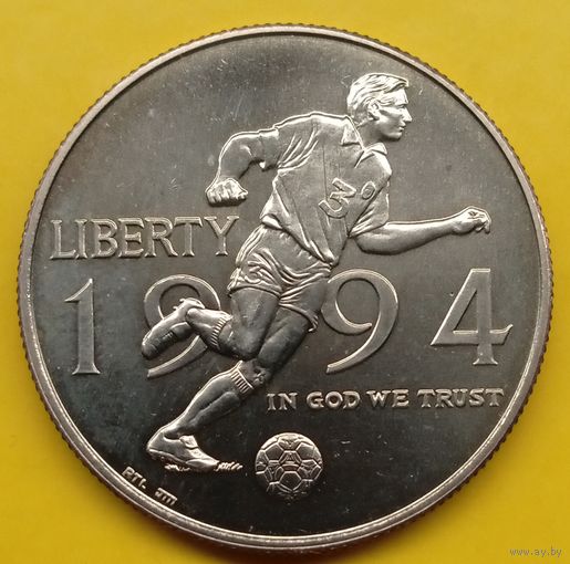 США 1/2 доллара 1994 D. ЧМ по футболу