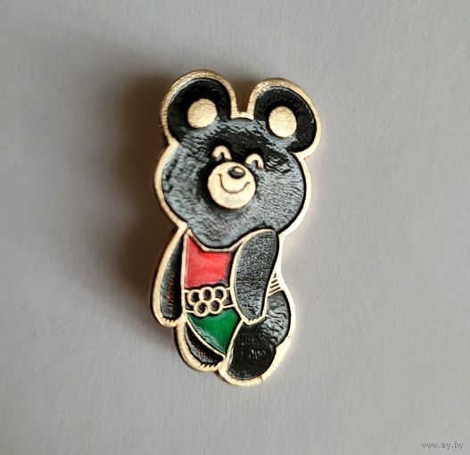 Значёк "Олимпийский мишка". Олимпиада 80.