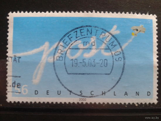 Германия 2002 Почта Михель-1,0 евро гаш.
